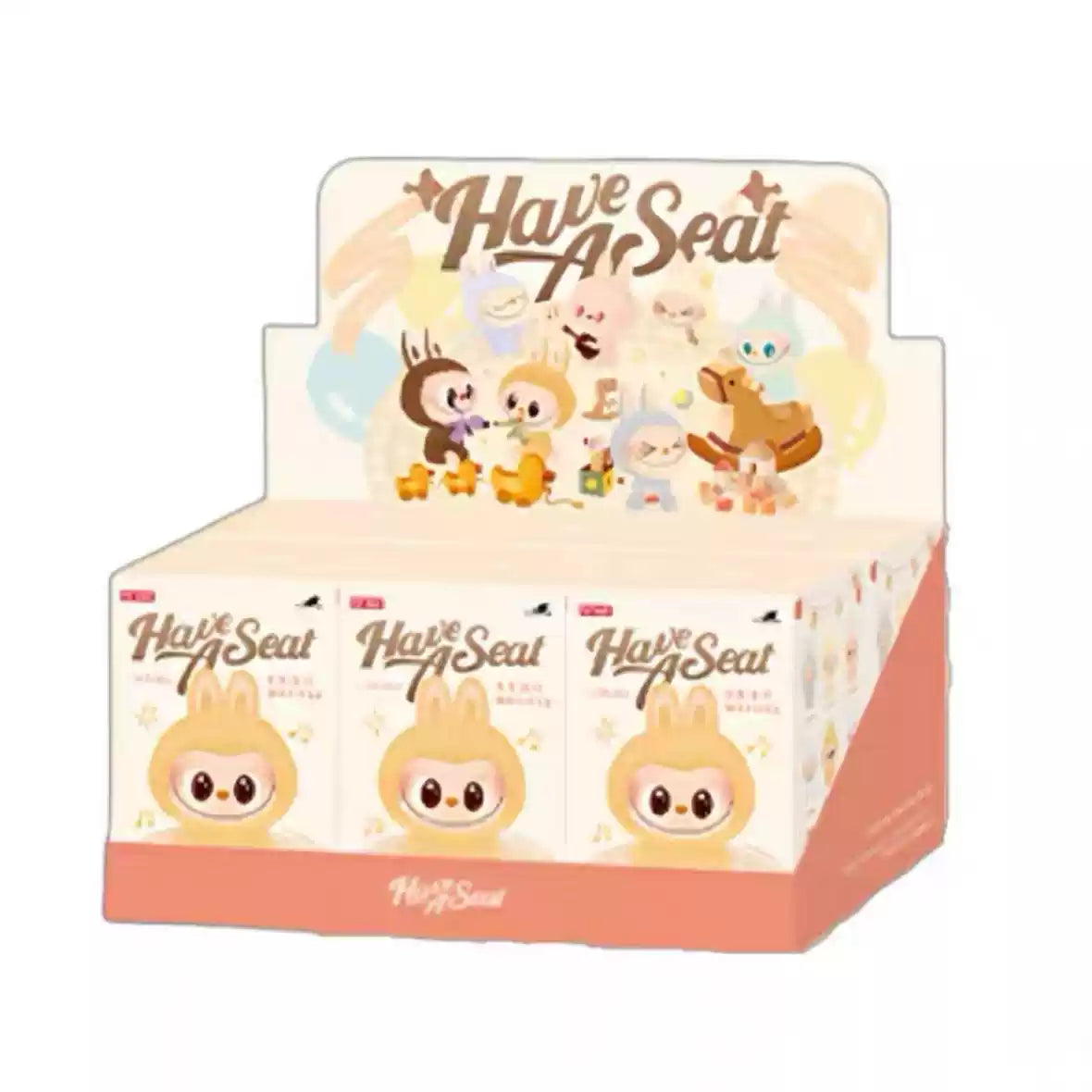 The Monsters V2 Labubu Have a Seat Macaron Series Blind Box