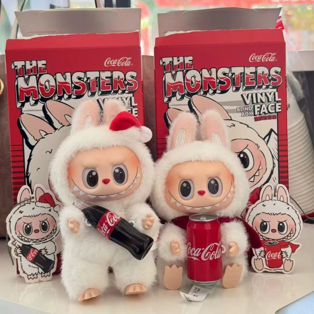 The Monsters Labubu Coca Cola Vinyl Face Plush Doll Pendant
