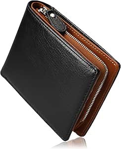 本革財布 大容量 二つ折り財布