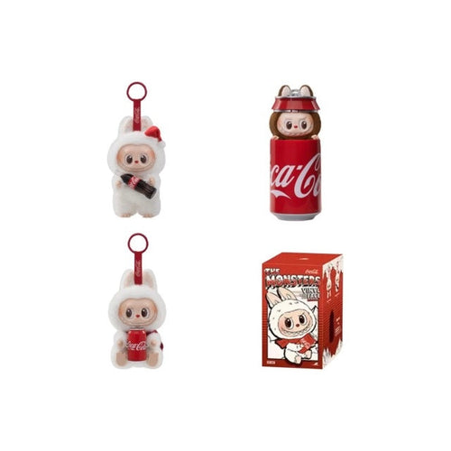 The Monsters Labubu Coca Cola Vinyl Face Plush Doll Pendant